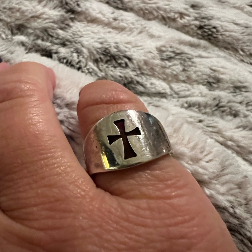 James Avery Cross Ring size 6.5